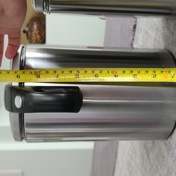 simplehuman canisters; 3 different sizes (see photos). - Picture 10 of 12